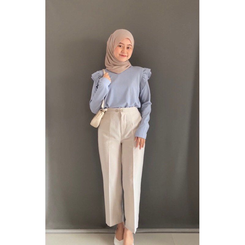 Celana kulot polos, Fesyen Wanita, Pakaian Wanita, Bawahan di