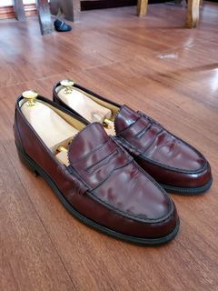 Cervo Leather Loafer Burgundy Size 43