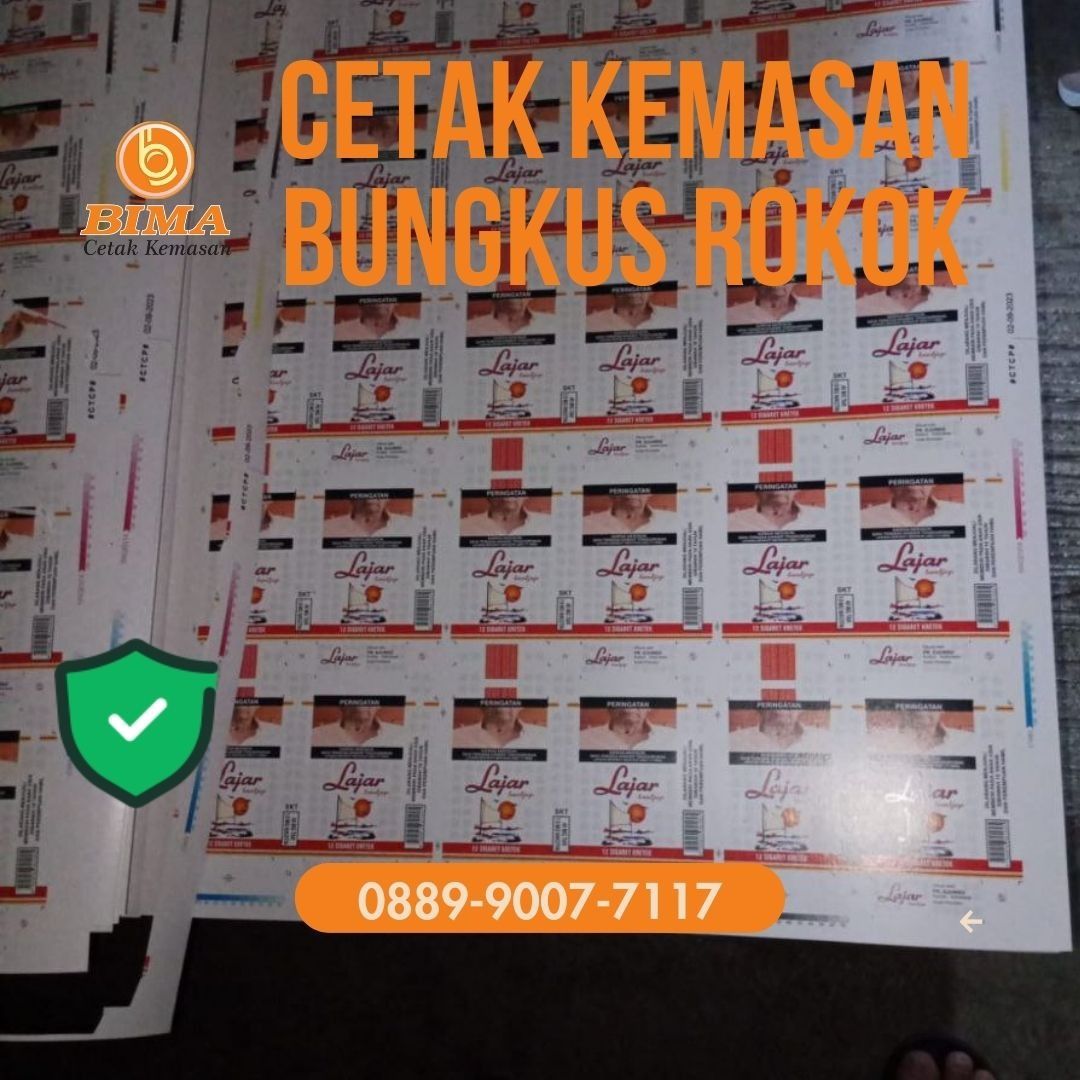 Cetak Kemasan Bungkus Rokok Custom Murah Malang, Call / WA : 0889-9007 ...