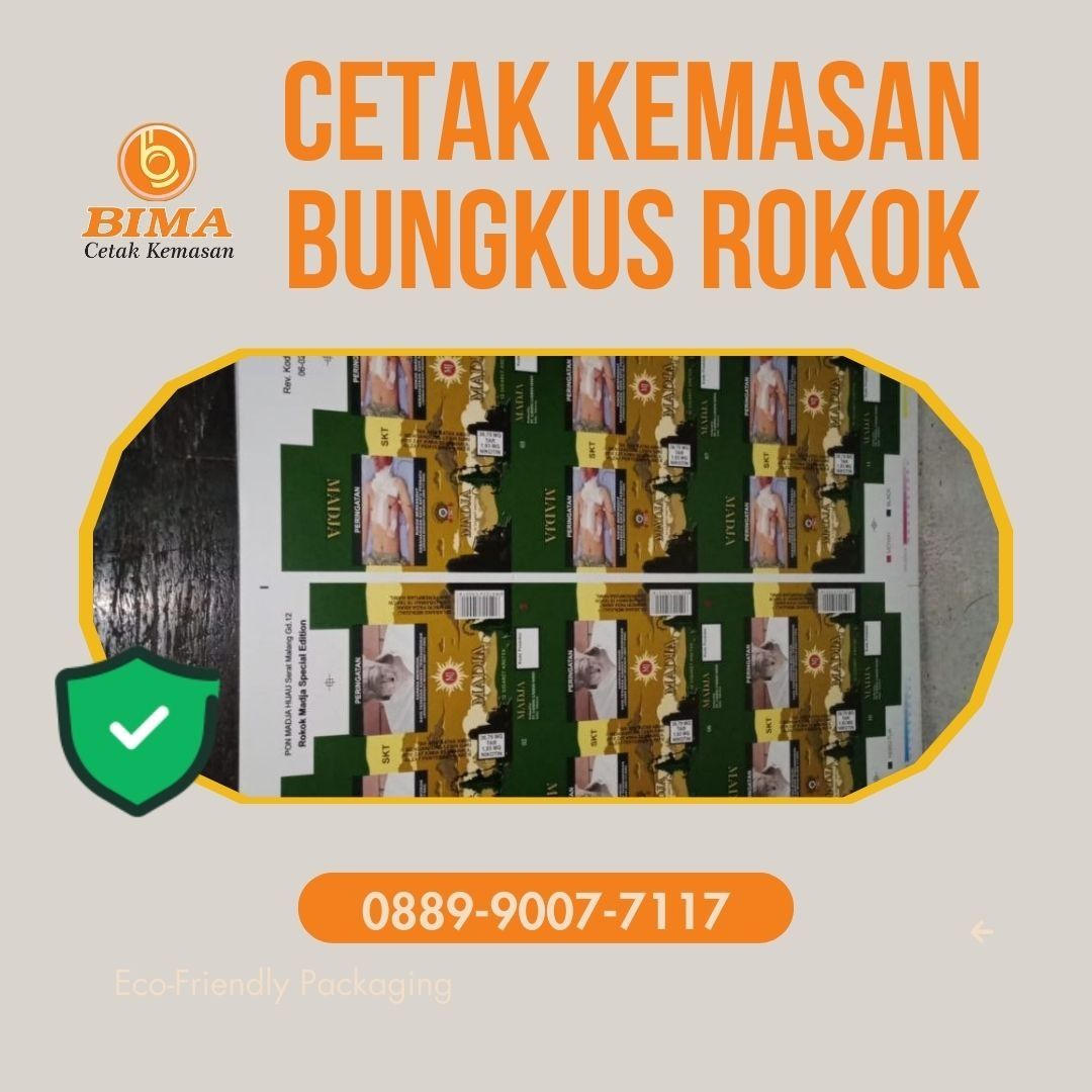 Cetak Kemasan Bungkus Rokok Custom Murah Malang, Call / WA : 0889-9007 ...