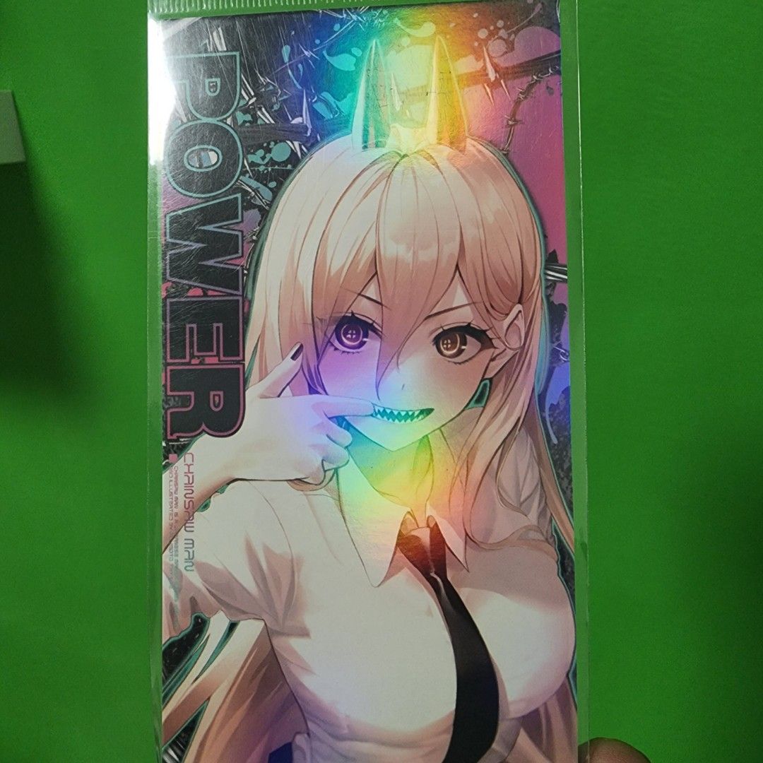 Chainsaw man collectible ticket cards, Hobbies & Toys, Toys & Games on