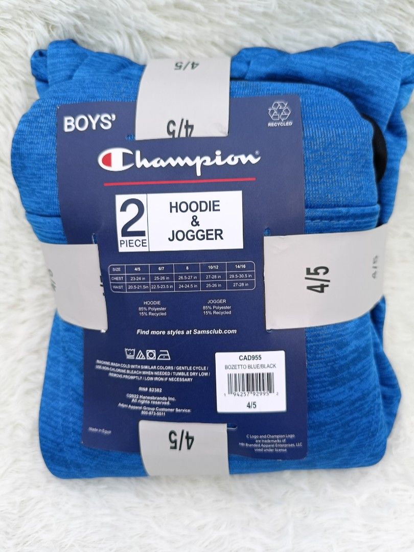 Blue champion cheap jogger set