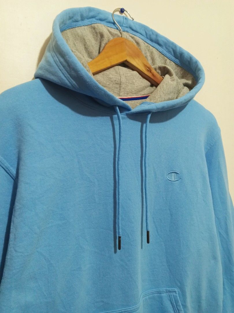 Swiss blue champion hoodie hotsell