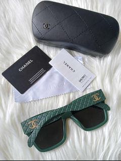 Repriced!! Vintage Chanel Rhinestone Sunglasses, Women's Fashion