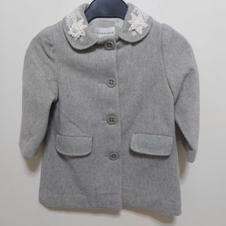 法國品牌charbia女童毛料大衣