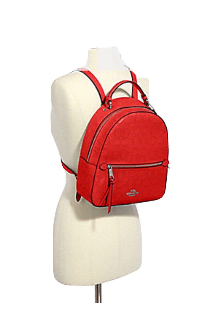 BDAY SALE coach jordyn bag backpack in signature leather miami red Women s Fashion Bags Wallets Backpacks on Carousell