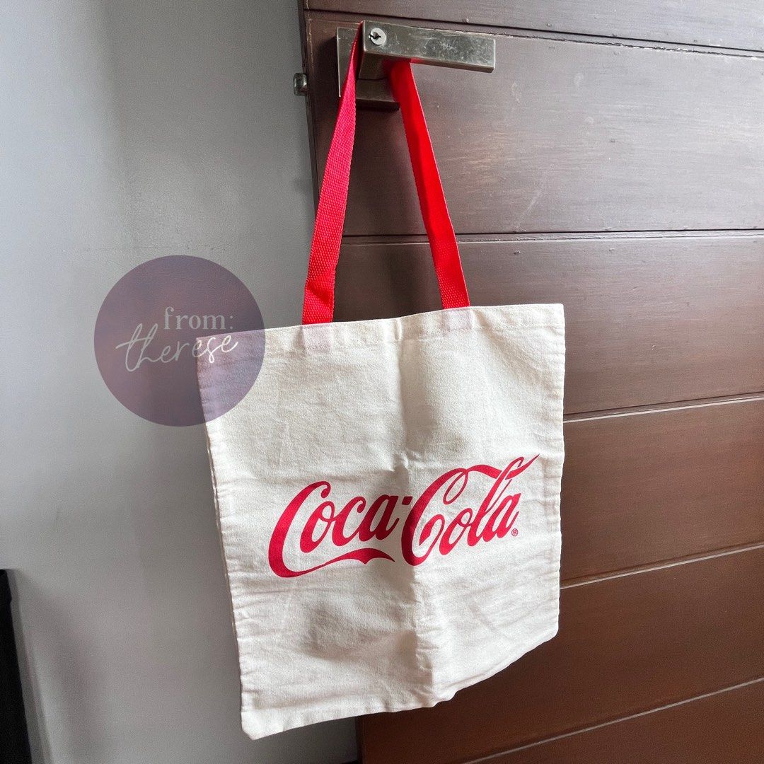 CocaCola Canvas Tote Bag, Women's Fashion,