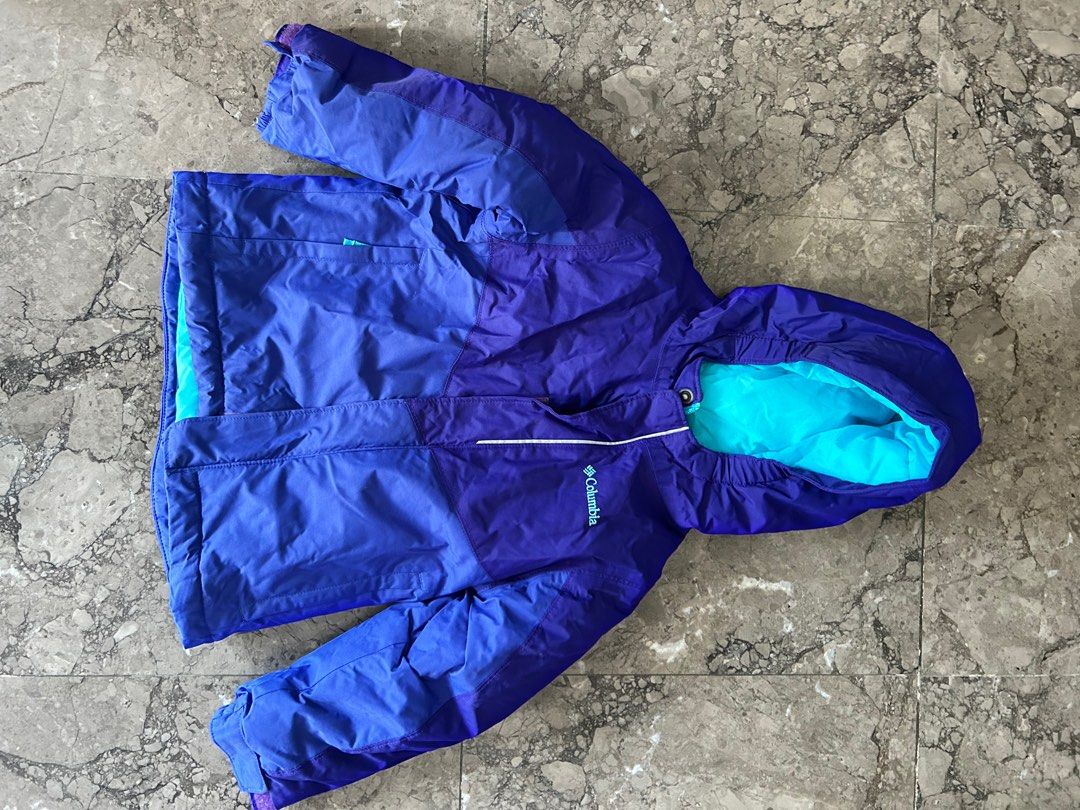 Columbia blue purple salapettes and jacket 4T 98cm 60 Babies