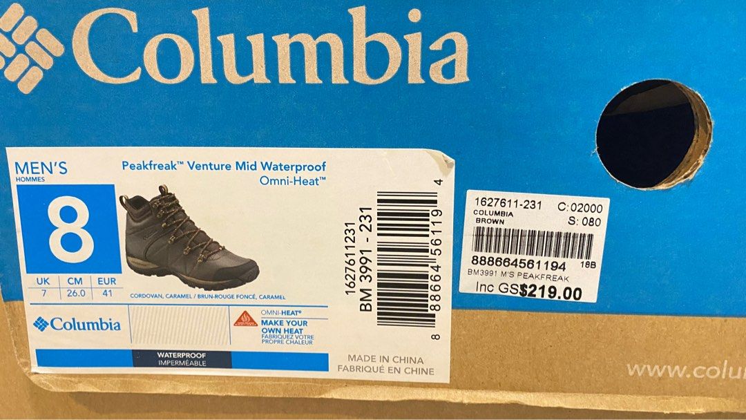 Columbia Men s Peakfreak Venture Hiking Boots Men s Fashion