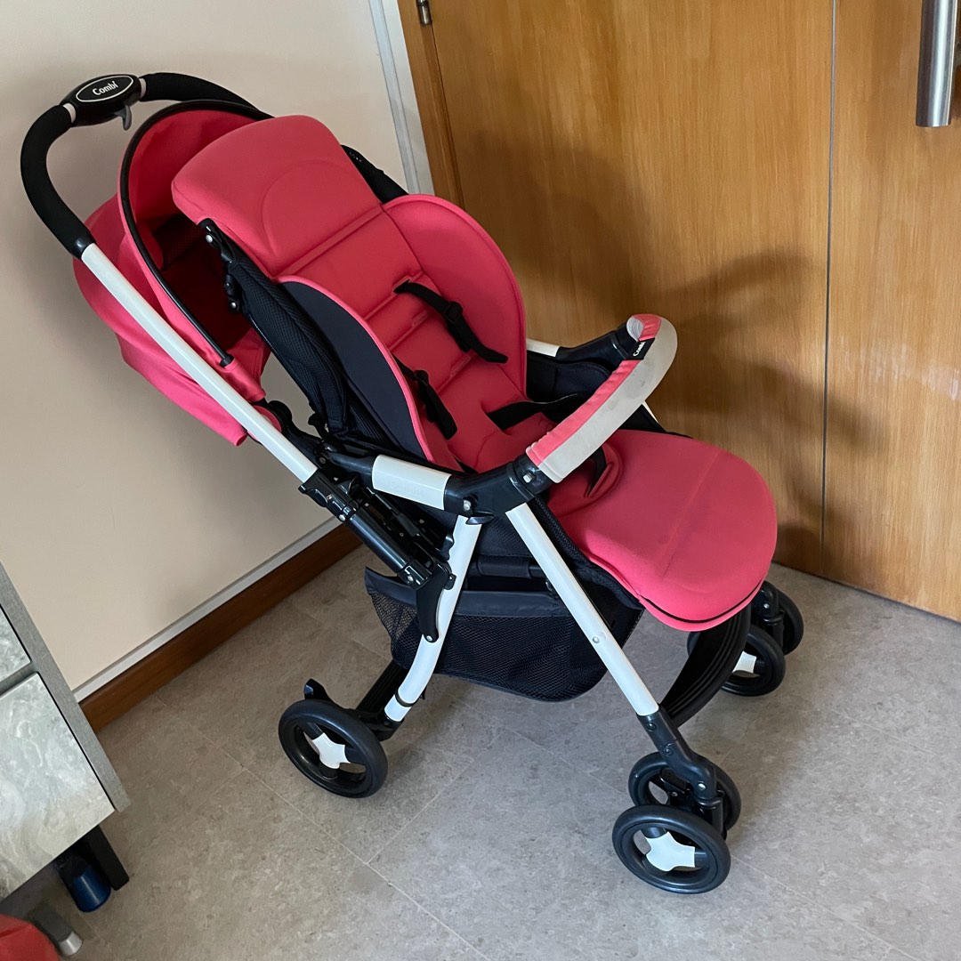 Combi Urban Walker Lite Pink Stroller, Babies & Kids, Going Out