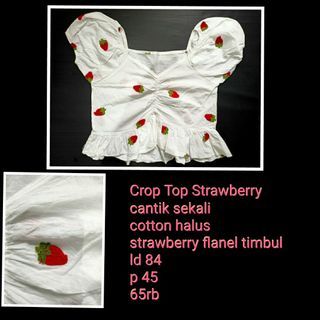 Crop Top Strawberry
