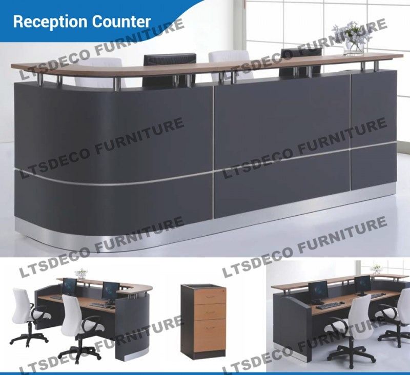 CUSTOMIZED COUNTER TABLE OFFICE PARTITION | RECEPTION DESKS OFFICE ...