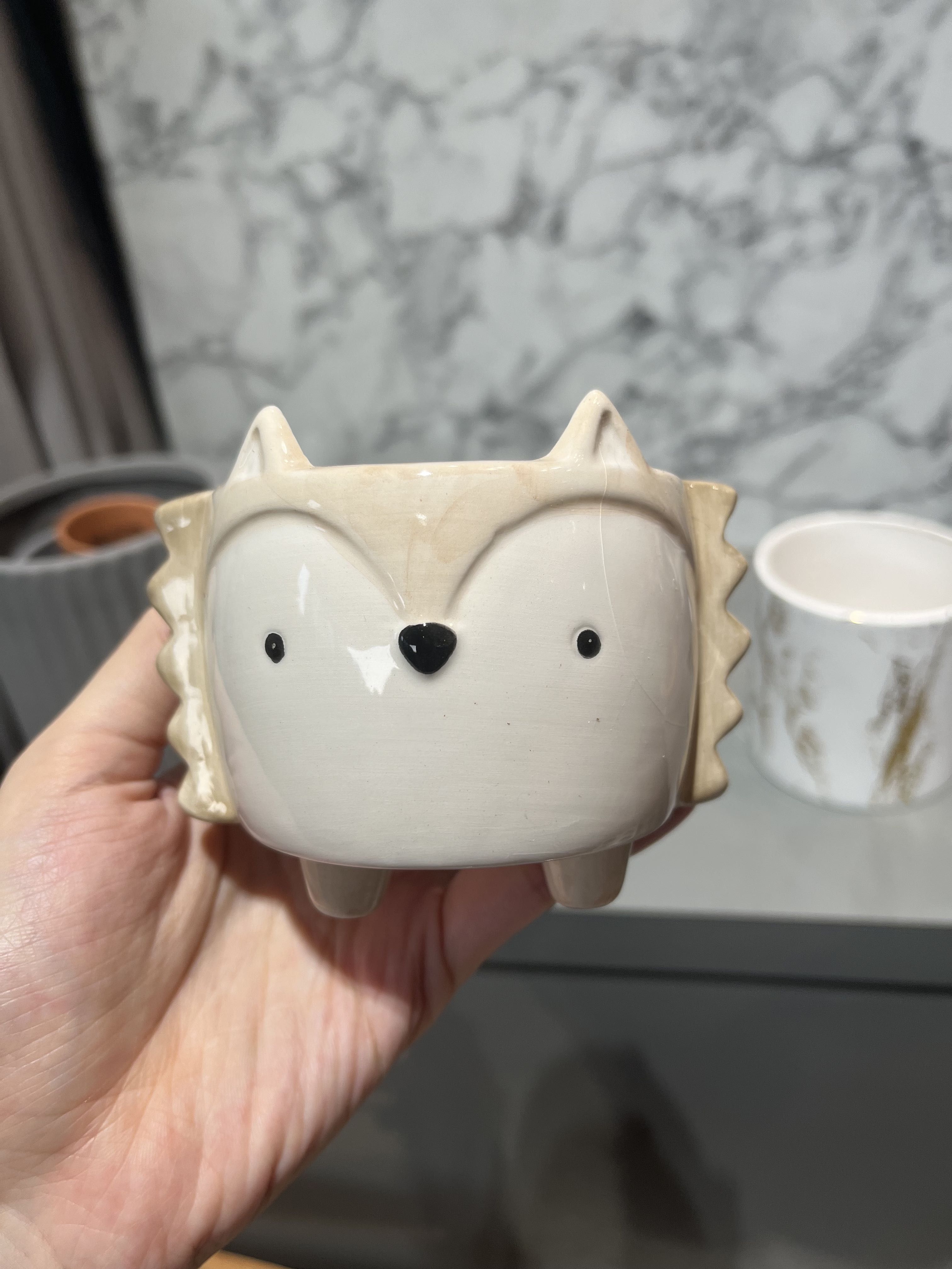 Cute animal pots for plants, Furniture & Home Living, Gardening, Pots