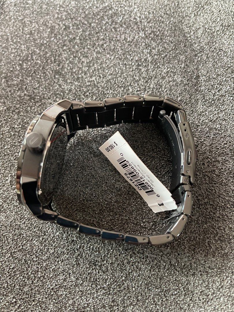 男裝Diesel Watch 手錶DZ1678 IP Black 不鏽鋼45mm, 男裝, 手錶及配件