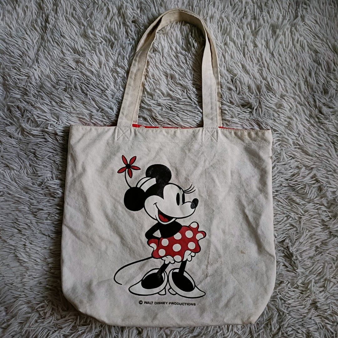 DISNEY Minnie Mouse Tote Bag Women s Fashion Bags Wallets Tote Bags on Carousell