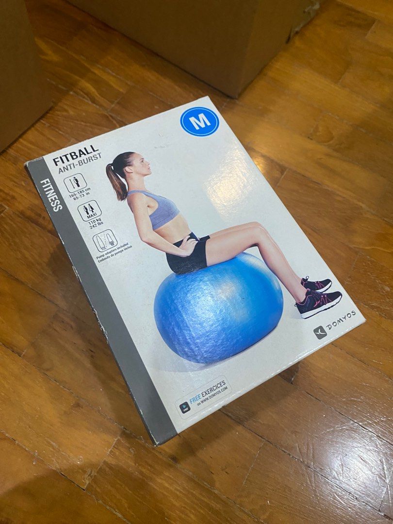Domyos fitball Fitness Ball exercise Sports Equipment Exercise Fitness Cardio Fitness Machines on Carousell