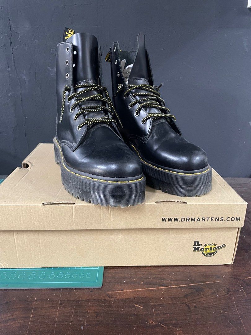 Dr Marten Black Jadon UK 11 Men s Fashion Footwear Boots on