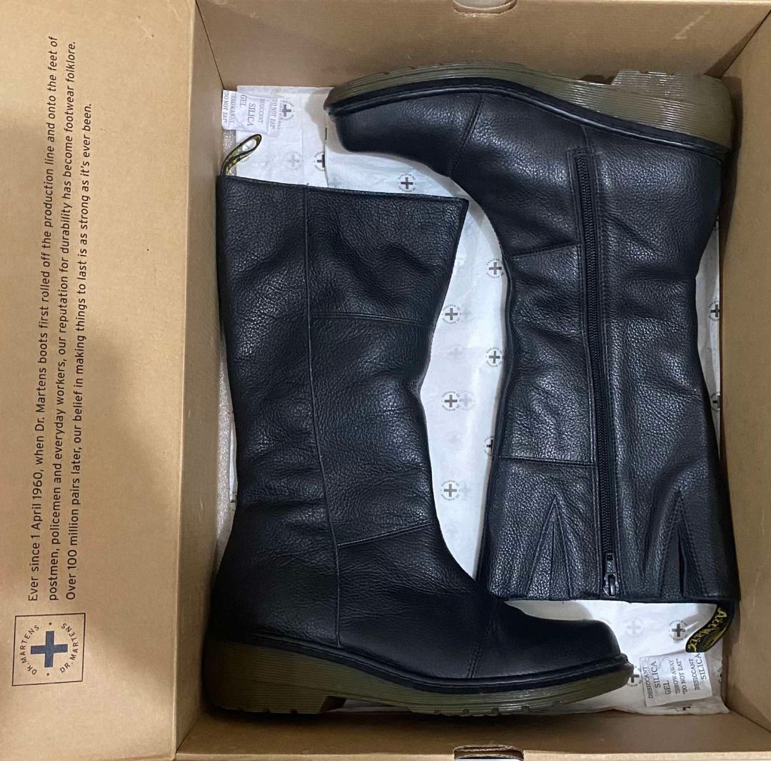 Dr martens charla store calf zip boots