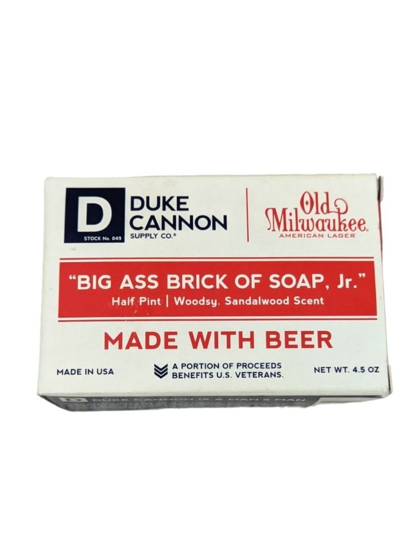 Duke Cannon - Big Ass Brick of Soap Jr - Old Milwaukee