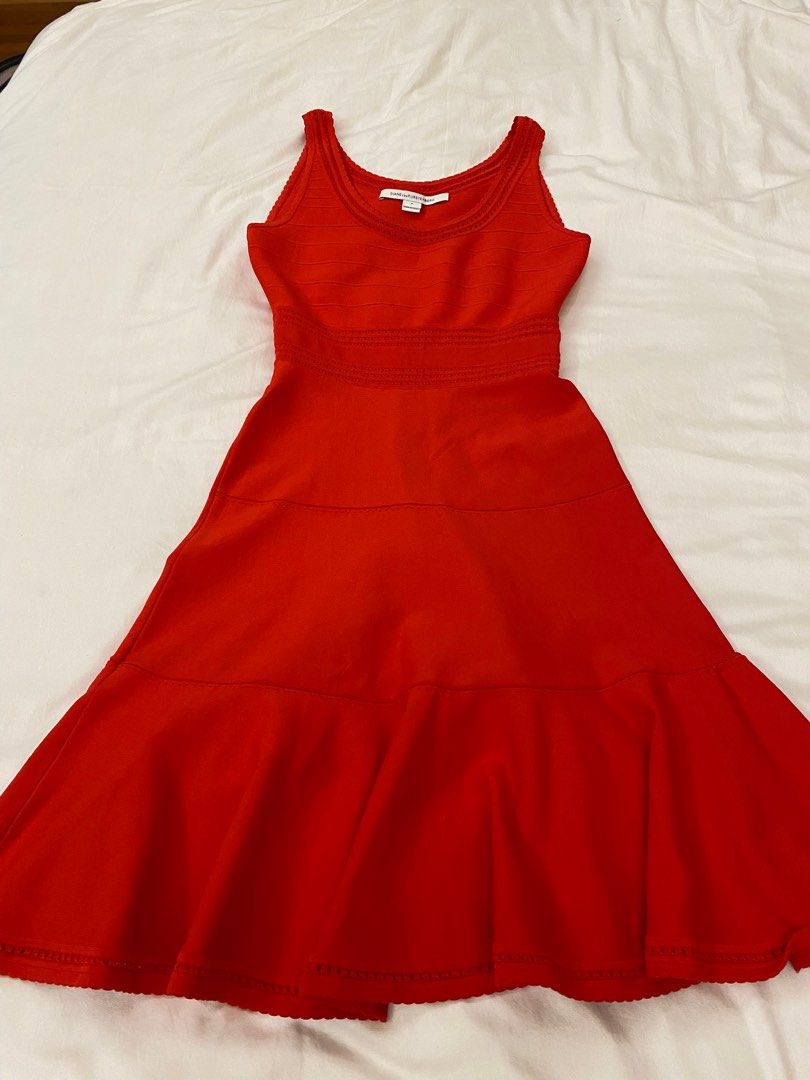 DVF Orange Dress