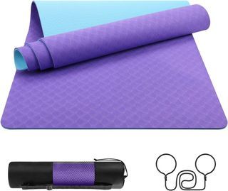 Anti-Slip Premium Quality TPE Yoga Mat, Extra Thick 6/8mm TPE