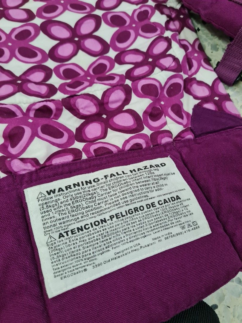 ergobaby carrier ergonomic original, Babies & Kids, Going Out, Carriers