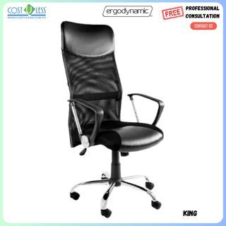 Ergodynamic KING HighBack Mesh Office Chair, Study Chair, Work from Home Chair, HomeFurniture, Office Furniture, Computer Chair
