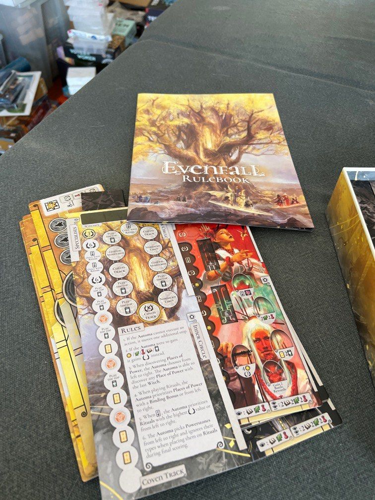 Evenfall board game, Hobbies & Toys, Toys & Games on Carousell