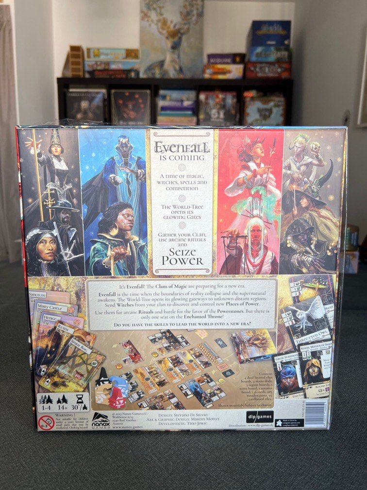 Evenfall board game, Hobbies & Toys, Toys & Games on Carousell