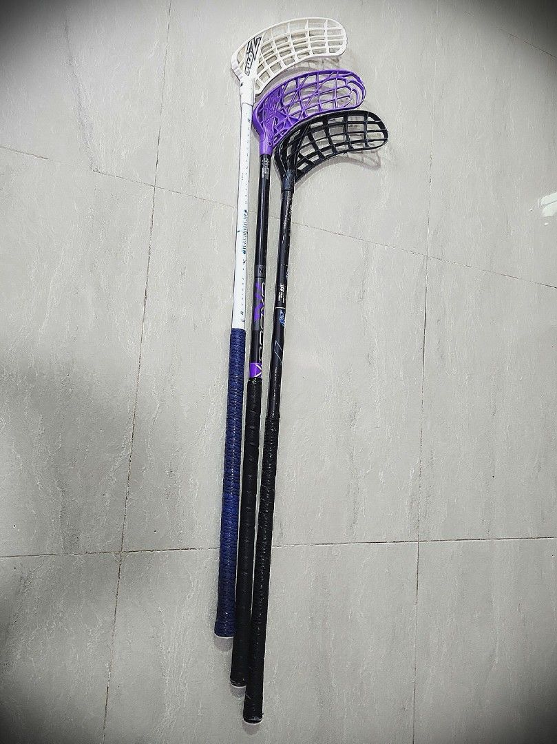 Floorball sticks, Sports Equipment, Sports & Games, Racket & Ball ...