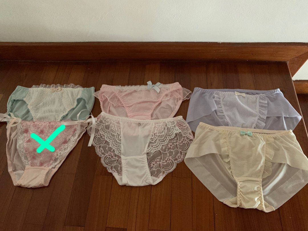 Free courier 6 Japan Lace Panties Risa peach John wacoal, Women's Fashion,  New Undergarments & Loungewear on Carousell
