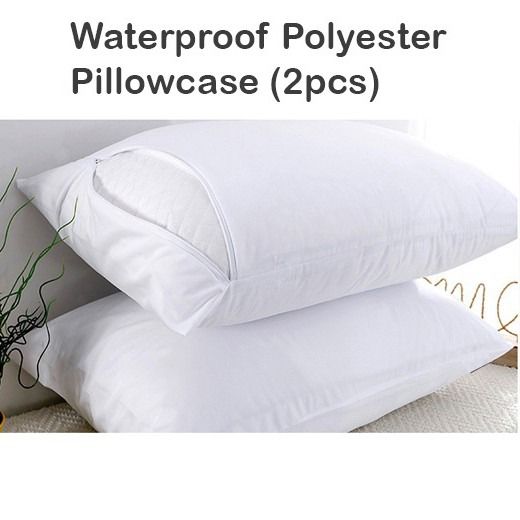 FREE DELIVERY Waterproof Pillowcase 2 Pcs Pillowcase with