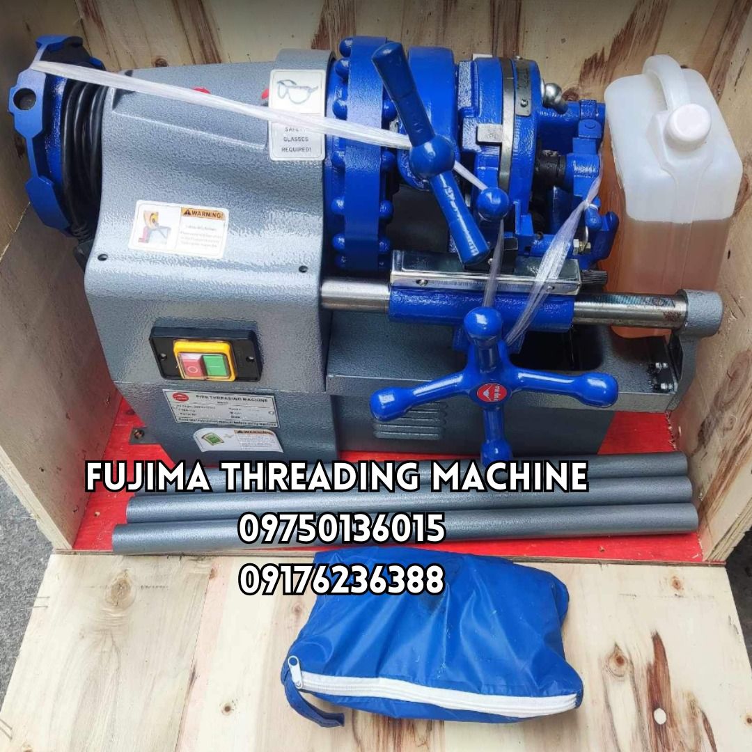 Fujima Threading Machine (Category: Industrial Equipment) located in Caloocan City. Submitted by gyucheolprincess (Listing ID 1266262832, Image 1). Description: 𝙏𝙖𝙠𝙚𝙯𝙤 𝙄𝙣𝙙𝙪𝙨𝙩𝙧𝙞𝙖𝙡 𝙎𝙪𝙥𝙥𝙡𝙮 𝐊𝐢𝐧𝐝𝐥𝐲 𝐂𝐚𝐥𝐥/𝐌𝐞𝐬𝐬𝐚𝐠𝐞 𝐮𝐬 𝐟𝐨𝐫 𝐲𝐨𝐮𝐫 𝐪𝐮𝐞𝐬𝐭𝐢𝐨𝐧𝐬 𝐚𝐧𝐝 𝐨𝐭𝐡𝐞𝐫 𝐢𝐧𝐪𝐮𝐢𝐫𝐢𝐞𝐬. Item: Fujima Threading Machine Specs: 1/2” - 2” 𝐀𝐋𝐋 𝐏𝐑𝐈𝐂𝐄𝐒 𝐀𝐑𝐄 𝐒𝐔𝐁𝐉𝐄𝐂𝐓 𝐓𝐎 𝐂𝐇𝐀𝐍𝐆𝐄 𝐖𝐈𝐓𝐇𝐎𝐔𝐓 𝐏𝐑