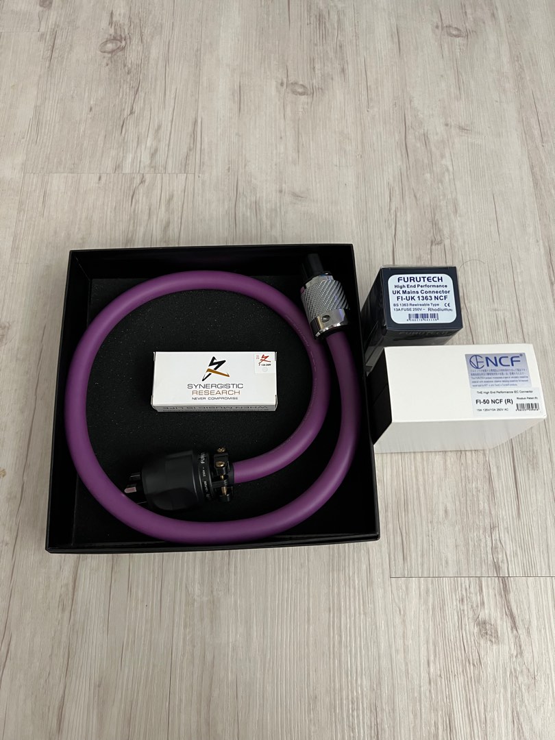 Furutech DPS-4.1 power cable 1M, Audio, Other Audio Equipment on Carousell