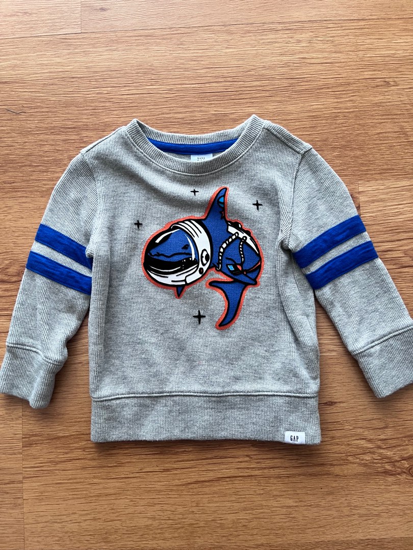 Gap Shark Astronaut Sweatshirt Babies Kids Babies Kids