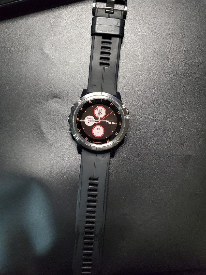 Garmin Fenix 5X Plus Sapphire map music oximeter Men s Fashion