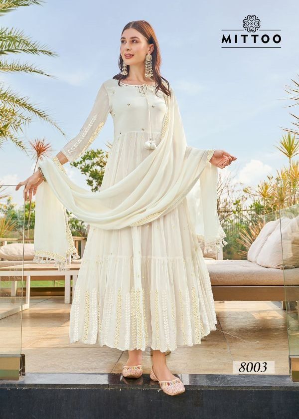 Evening gown with best sale dupatta