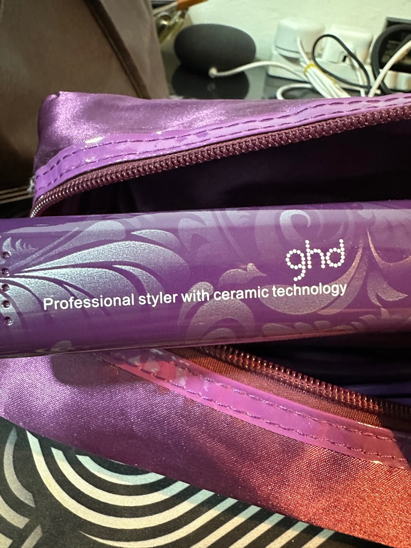 GHD limited edition purple hair straightener Beauty Personal