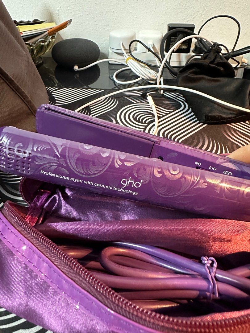Ghd purple limited edition gift deals set