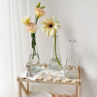 BUY 1 TAKE 1 Glass flower vase for bed side table coffee table shelves center table office cafe home interior