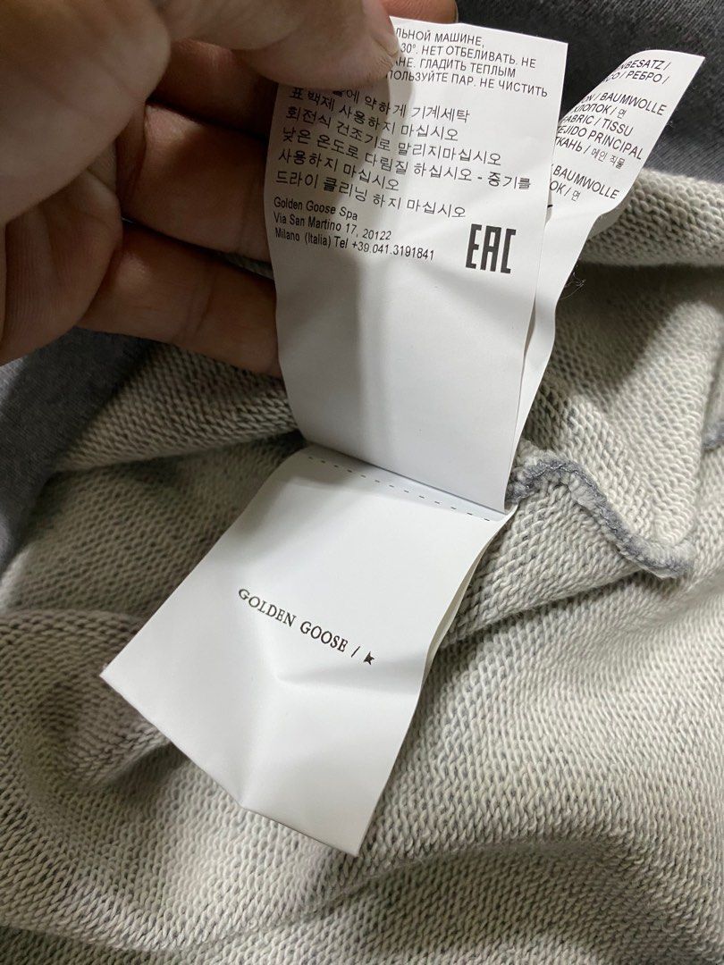 GOLDEN GOOSE SWEATSHIRT Men s Fashion Coats Jackets and