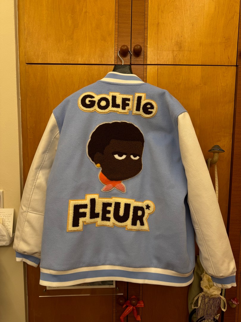 Golf le fleur varsity jacket blue clearance