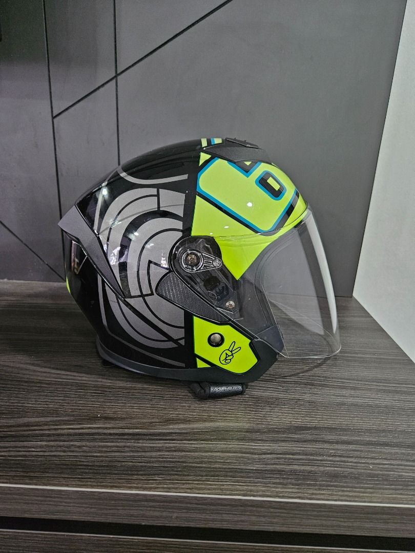 GXT helmet, Motorcycles, Motorcycle Apparel on Carousell