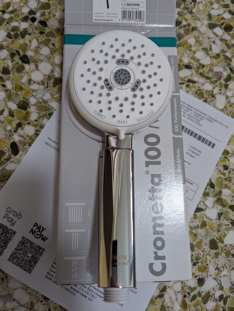 Hansgrohe crometta hand shower, Furniture & Home Living, Bathroom