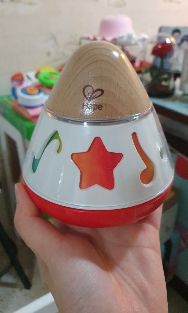 Hape rotating music box, Babies & Kids, Infant Playtime on Carousell