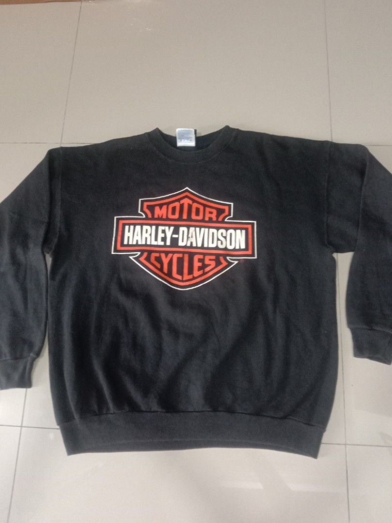 Black harley clearance davidson sweatshirt