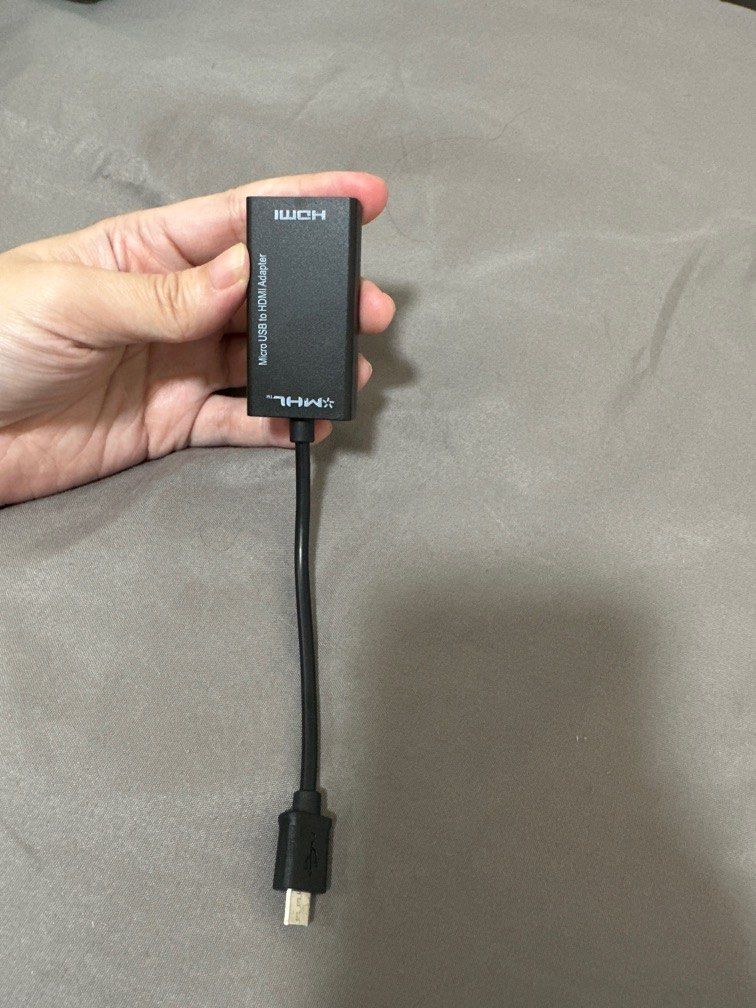 HDMI to microUSB adapter (Category: Cables & Adaptors) located in Quezon City. Submitted by _shopsnatched88 (Listing ID 1266339858, Image 1). Description: Bought wrong adapter.