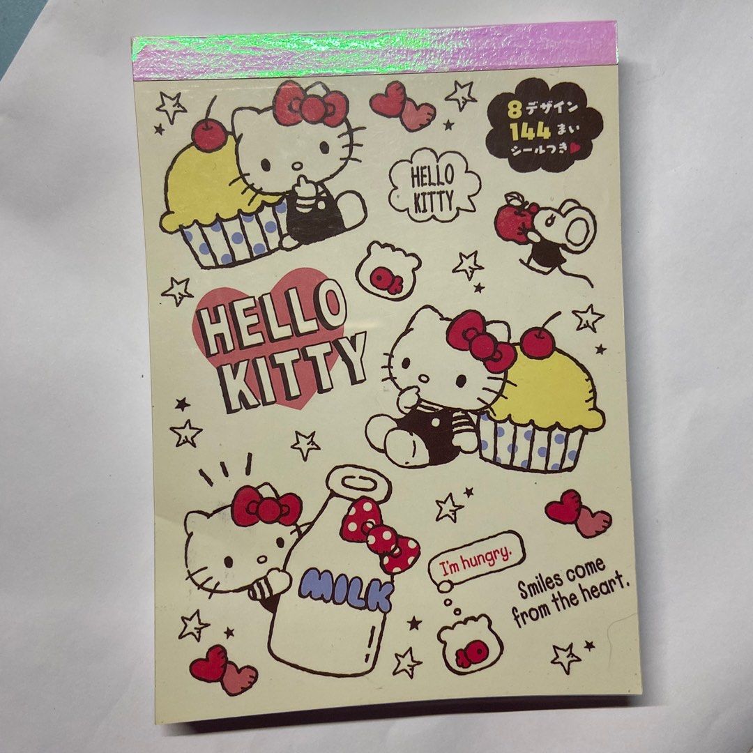 Hello Kitty Notepad Hobbies And Toys Stationery And Craft Other Stationery And Craft On Carousell