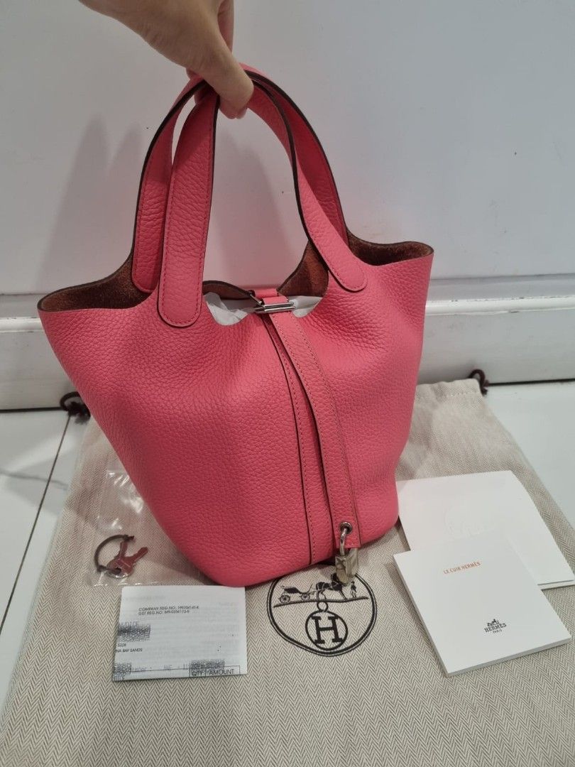 Hermes picotin rose best sale azalee