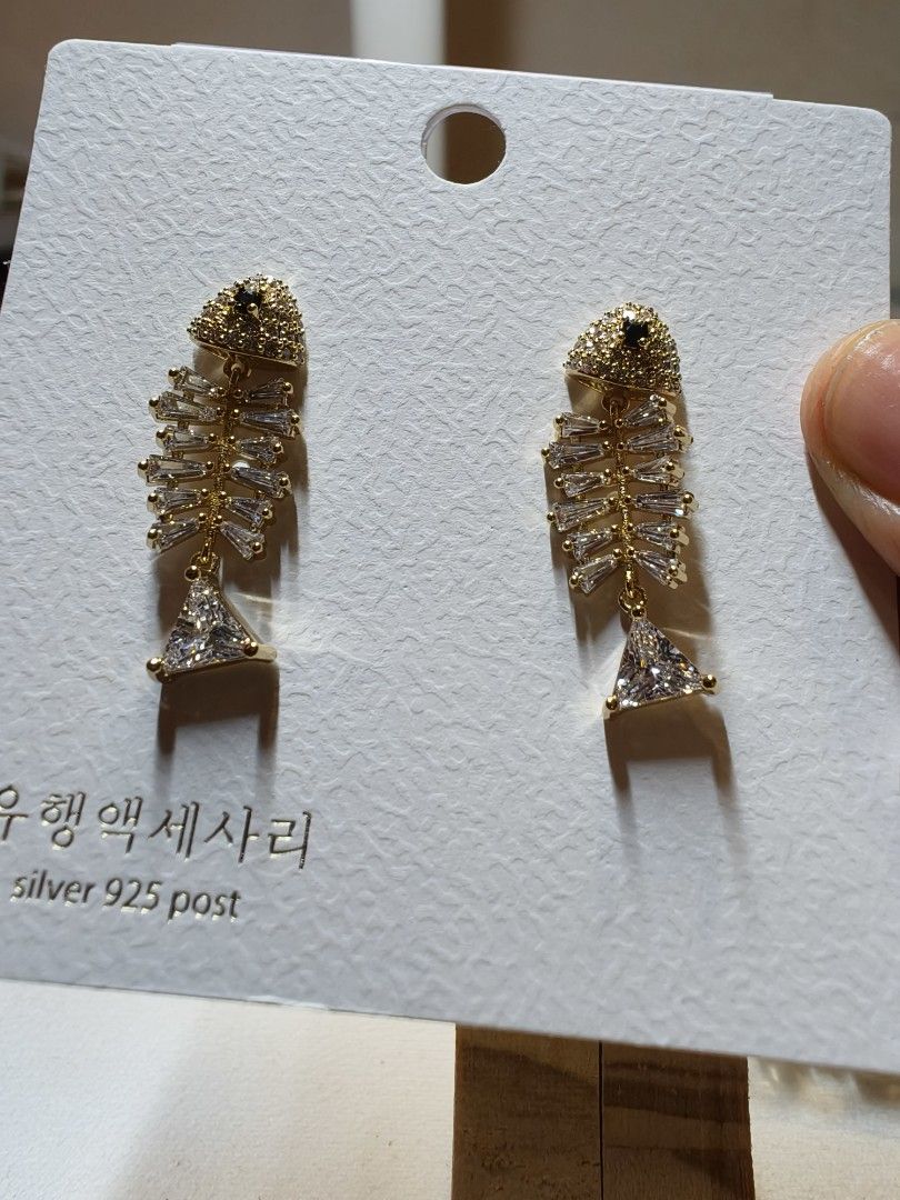 High quality silver post earrings Women s Fashion Jewelry